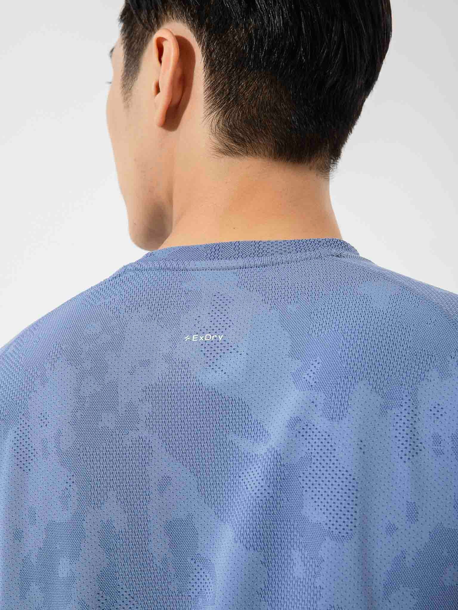 [TẶNG COMBO 2 ĐÔI TẤT]Set thể thao nam Áo thun Jacquard Seamless +Quần short 6icnh đai siêu co giãn, thoáng khí Coolmate