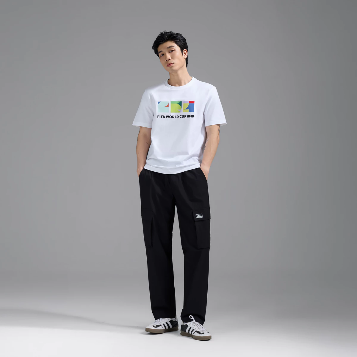 [VOUCHER 45%]Áo thun Tshirt nam nữ Cotton Compact World Cup Vibrant Era 26