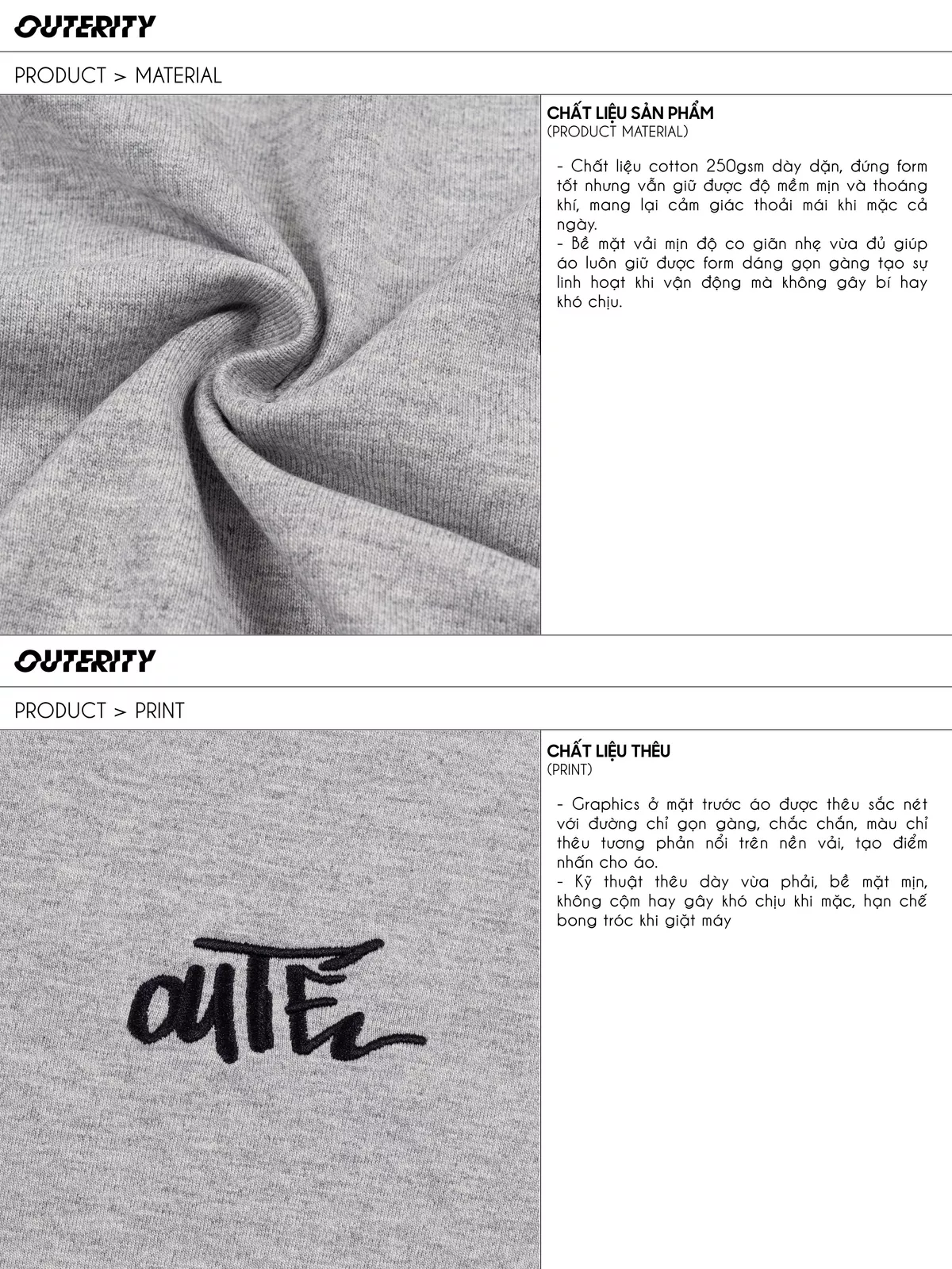 Áo Thun Trơn Outerity Symbol Form Regular Fit Cotton 100% Nam Nữ Unisex Localbrand 2026