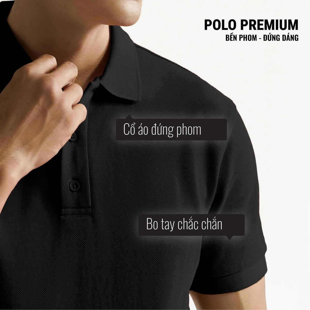 [UP TO 20%++] Áo Polo Nam Trơn Ngắn Tay Trơn Form Fitted - Routine 10S25POL024R2