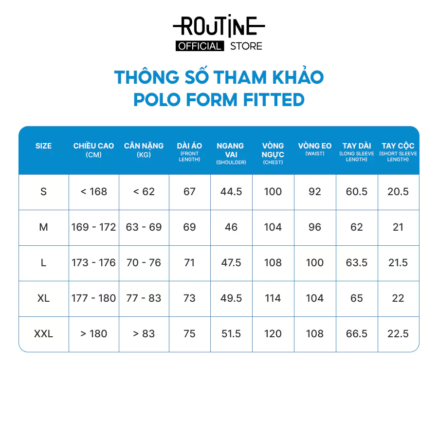 [UP TO 20%++] Áo Polo Nam Trơn Ngắn Tay Trơn Form Fitted - Routine 10S25POL024R2