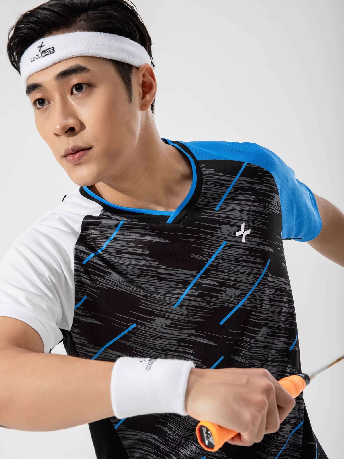 Băng đô thể thao chặn mồ hôi Headband thêu Trán nản mềm mại thấm hút Coolmate