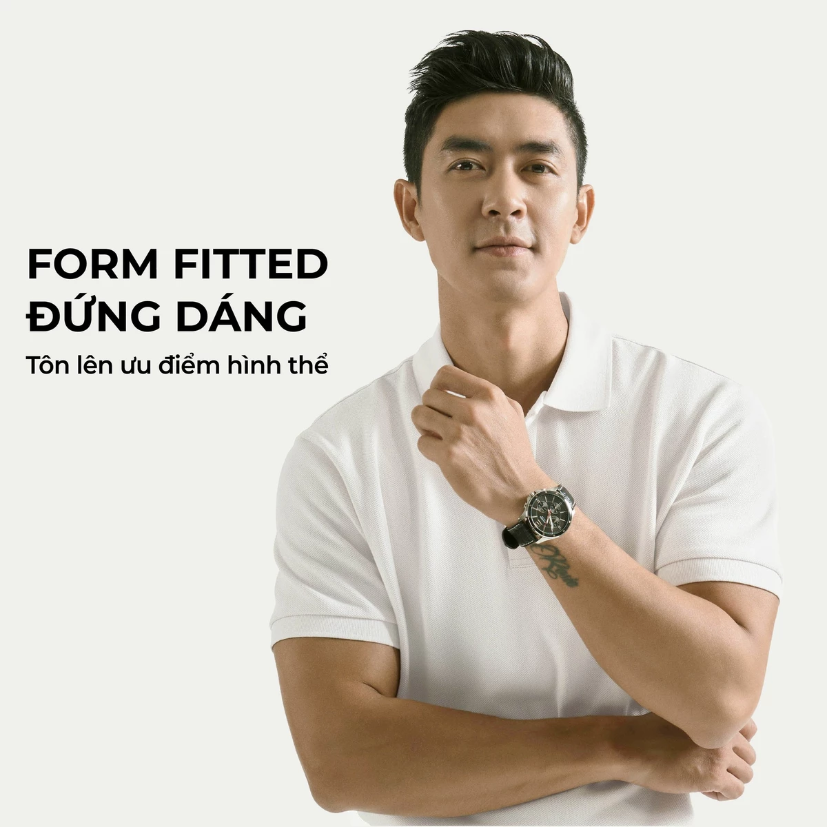 [UP TO 20%] Áo Polo Nam Ngắn Tay Trơn Form Fitted - Routine 10S25POL024R1