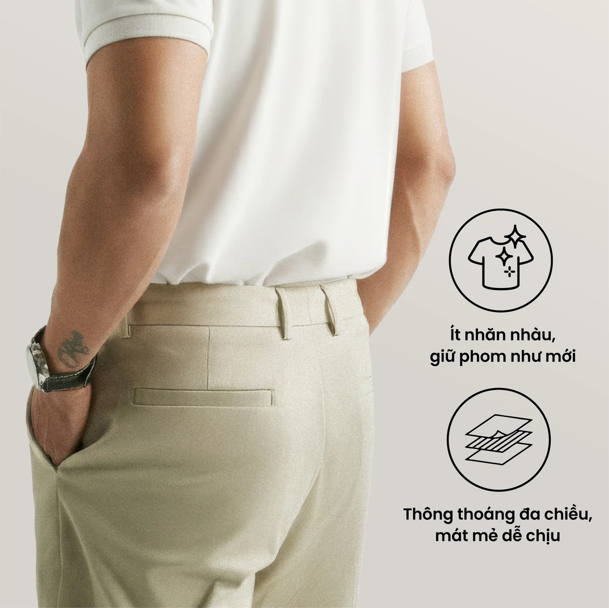 [UP TO 20%] Áo Polo Nam Ngắn Tay Trơn Form Fitted - Routine 10S25POL024R1
