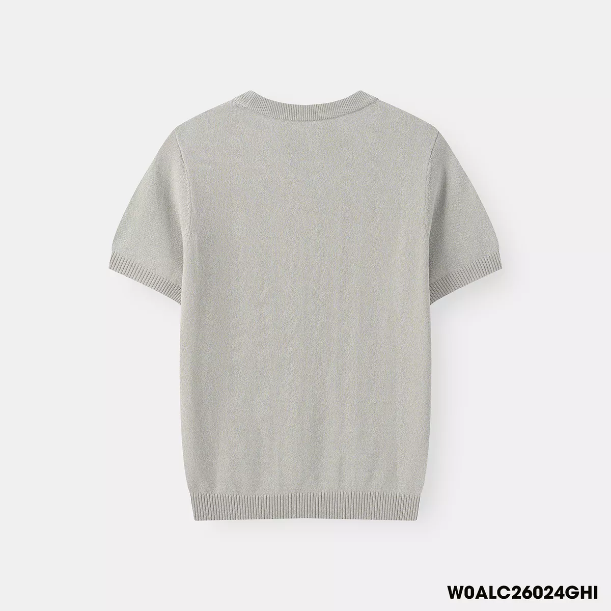 Áo Len Nữ Cộc Tay 5S FASHION Thêu Nơ Nữ Tính, Phom Dáng Thoải Mái W0ALC26024