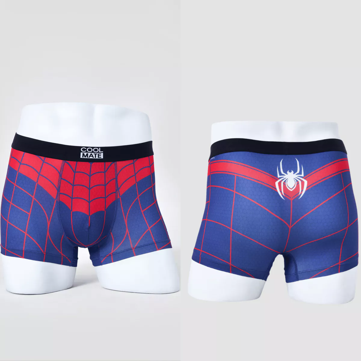 [MUA 3 TẶNG 1 QUẦN LÓT BẤT KÌ]Combo 3 Quần lót nam Trunk Marvel Spiderman, Venom , Hulk, Panther Coolmate