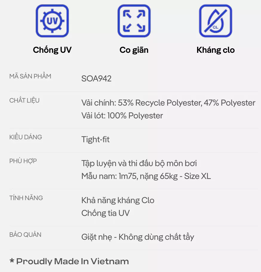 BST Quần bơi nam 9inch bền bỉ, nhanh khô, chống bám nước, chống UV, đồ đi biển Coolmate