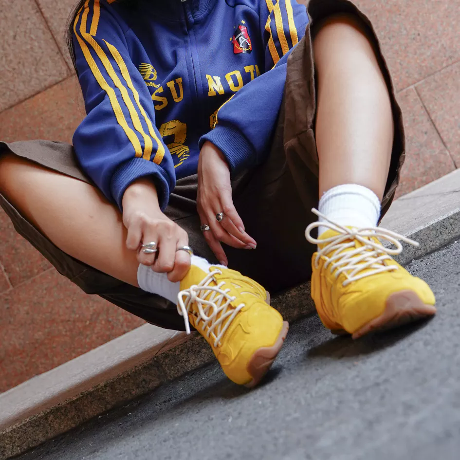 Giày Sneaker Nam Nữ Da Suede Cao Cấp Dincox Shoes DC51 SUN SHINE