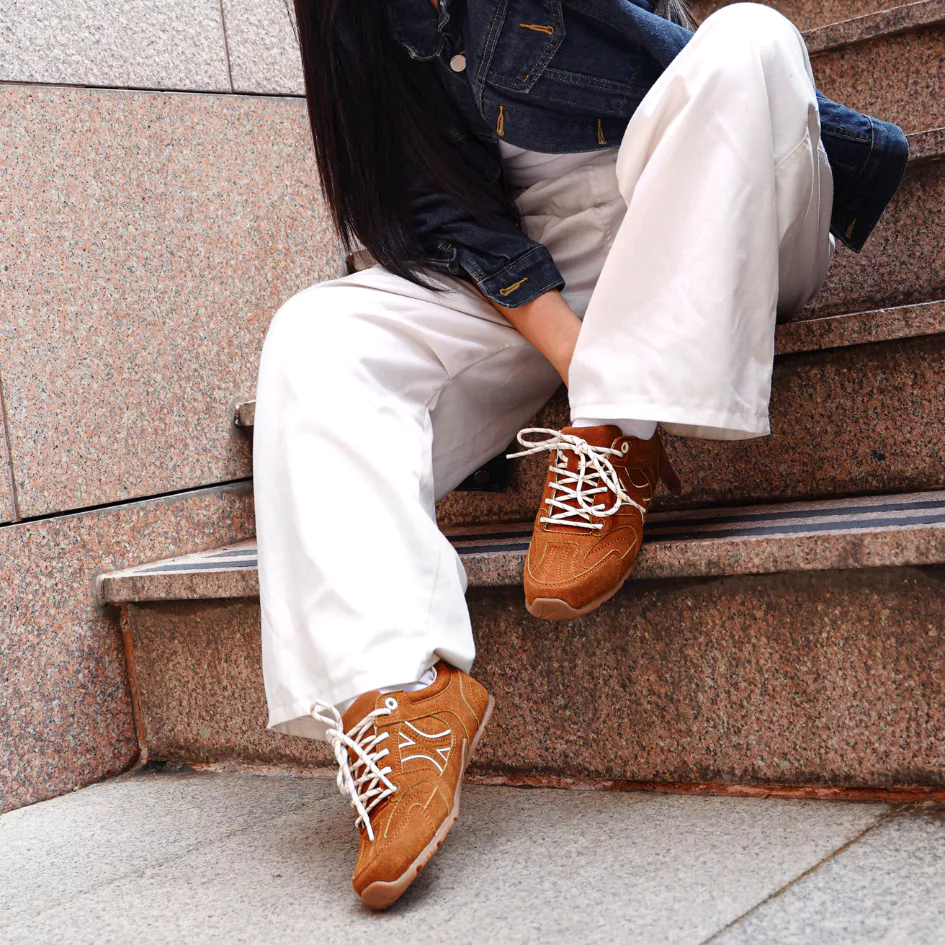 Giày Sneaker Nam Nữ Da Suede Cao Cấp Dincox Shoes DC51 GOLD RUSH