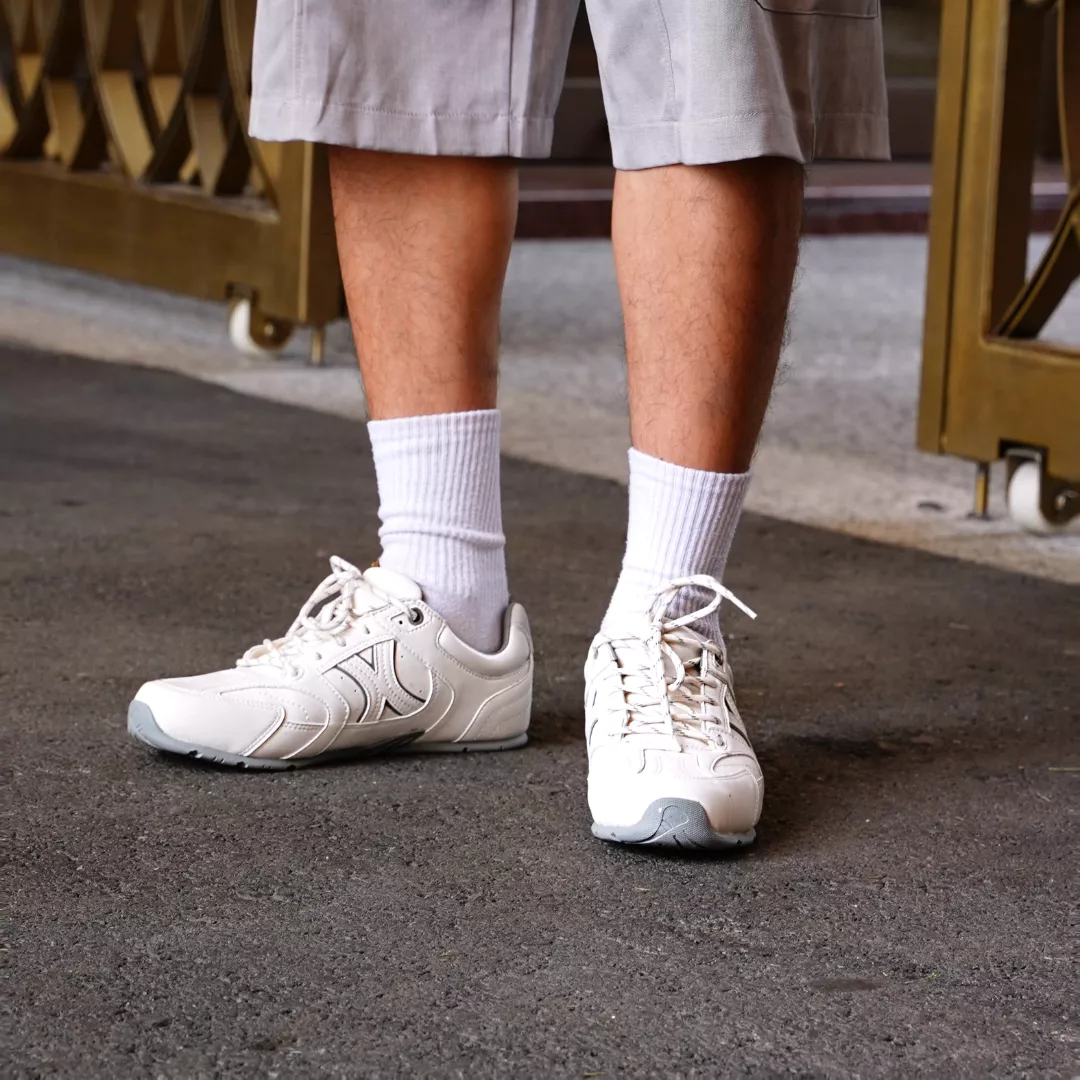 Giày Sneaker Nam Nữ Da Cao Cấp Dincox Shoes DC51 MOON ASH