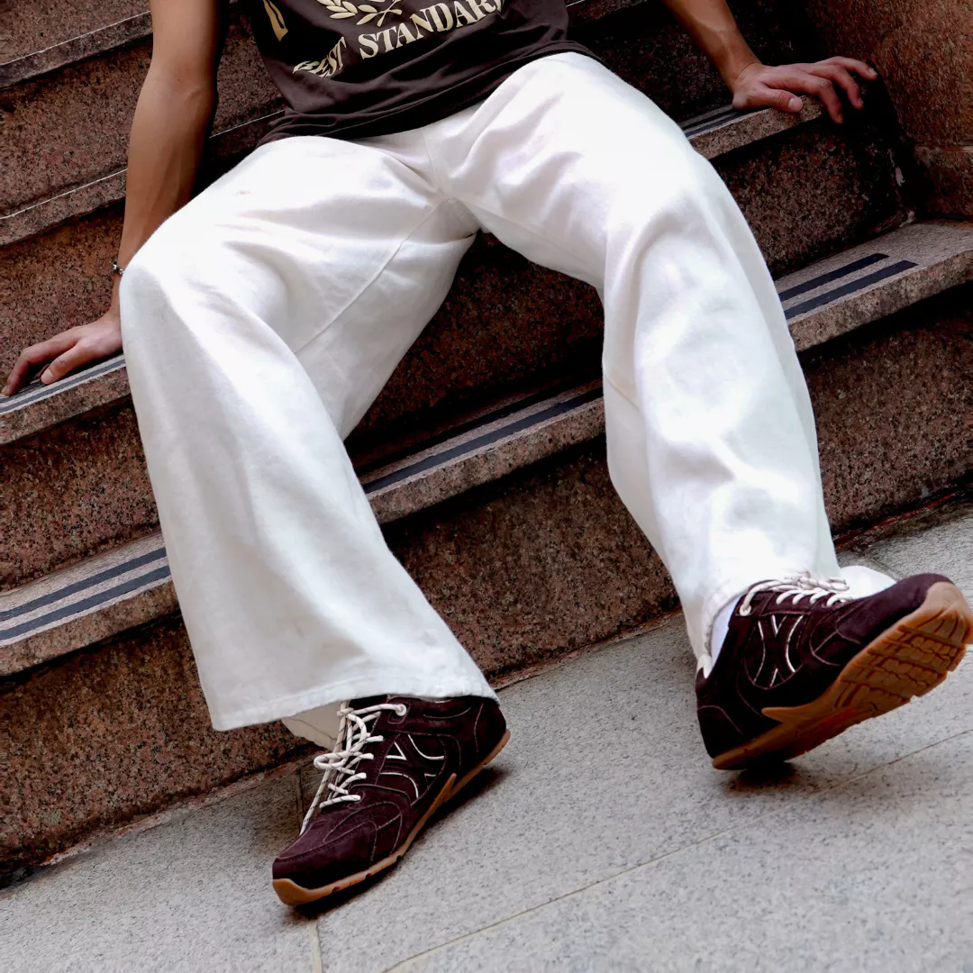 Giày Sneaker Nam Da Suede Cao Cấp Dincox Shoes DC51 NUT BROWN