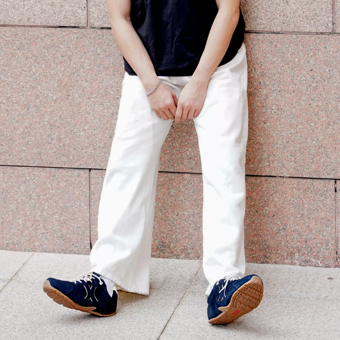 Giày Sneaker Nam Da Suede Cao Cấp Dincox Shoes DC51 DEEP OCEAN