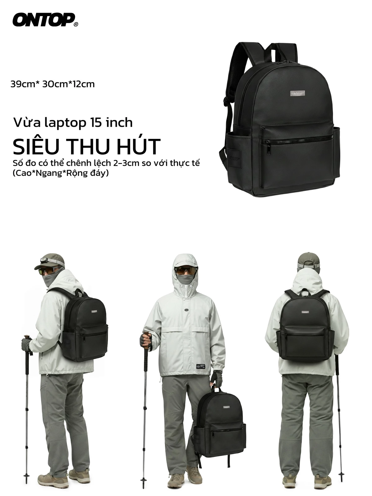 Balo da basic ONTOP | O-P69-D