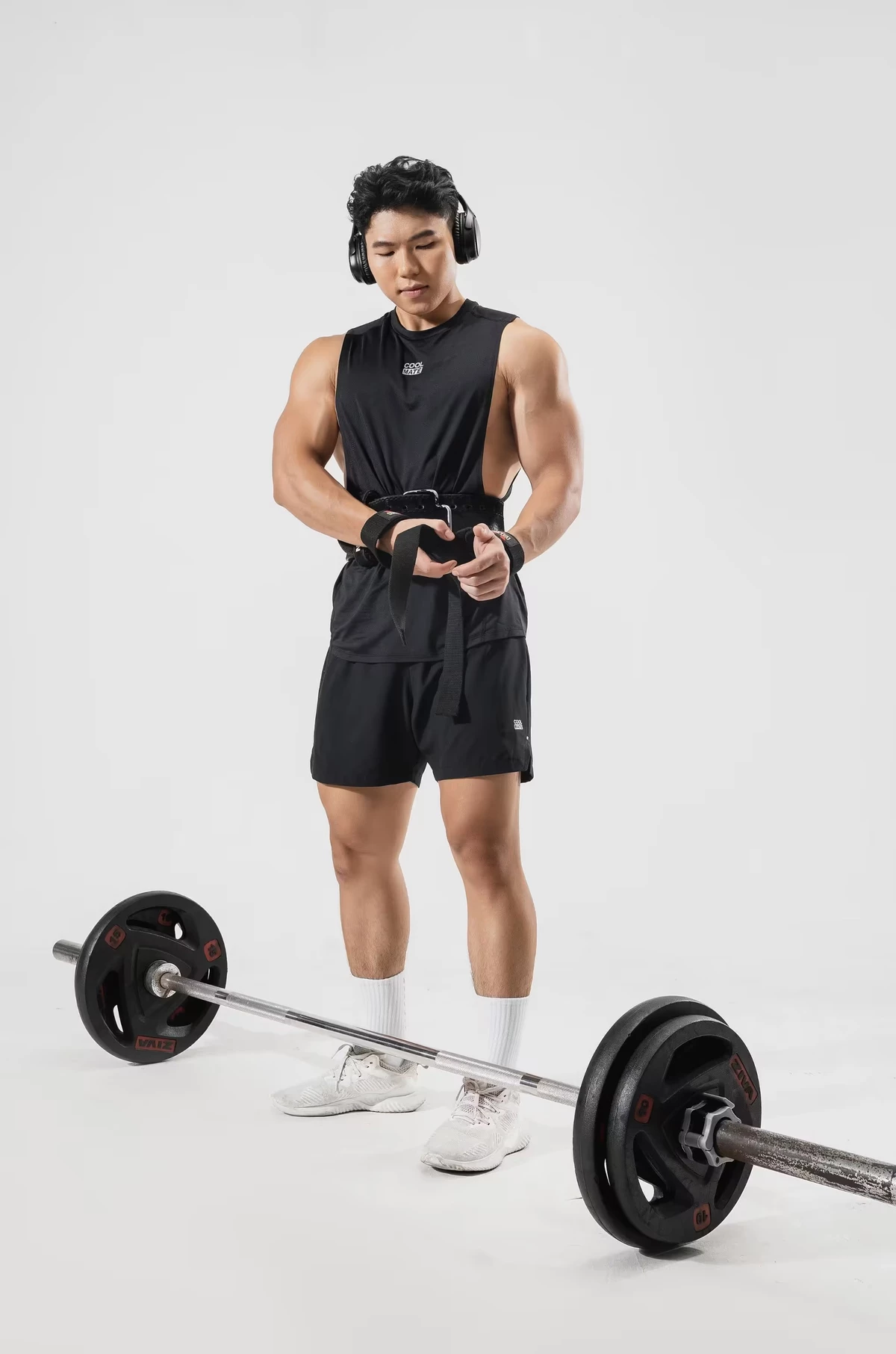 Áo ba lỗ nam Drop Arm Gym thể thao vải Mesh Peach co giãn thấm hút Coolmate