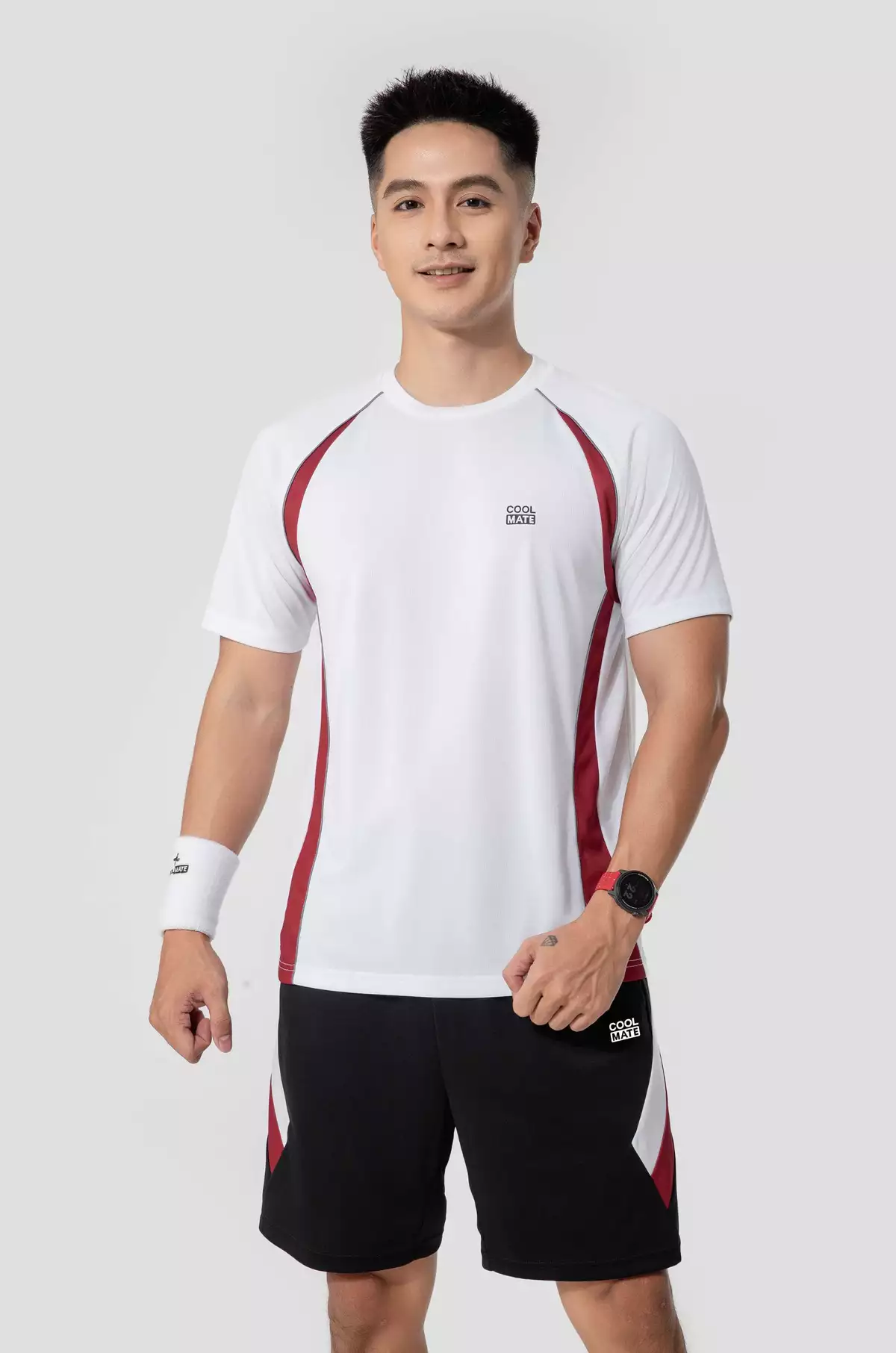 [VÕ HÀ LINH X COOLMATE]Set thể thao Pickleball nam Áo thun Teamwear Quần Promax Flexline Active thoáng khí