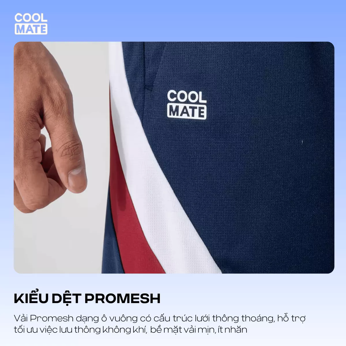 [VÕ HÀ LINH X COOLMATE]Set thể thao Pickleball nam Áo thun Teamwear Quần Promax Flexline Active thoáng khí