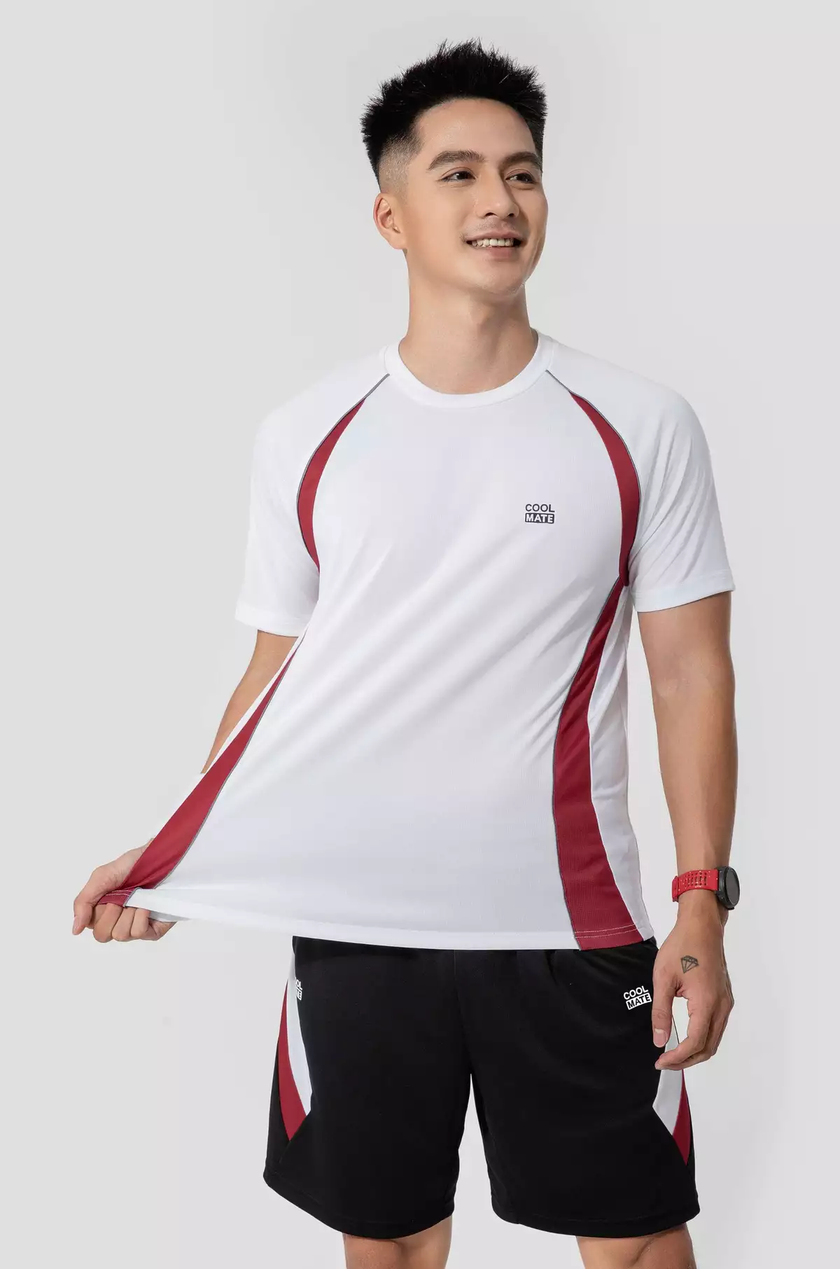 [VÕ HÀ LINH X COOLMATE]Set thể thao Pickleball nam Áo thun Teamwear Quần Promax Flexline Active thoáng khí