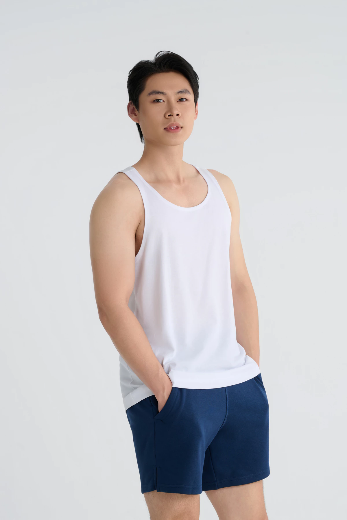 [MỚI]Áo Tanktop nam Regular Fit Cotton poly 180gsm mềm mại, chất mát, thoáng khí, co giãn Coolmate