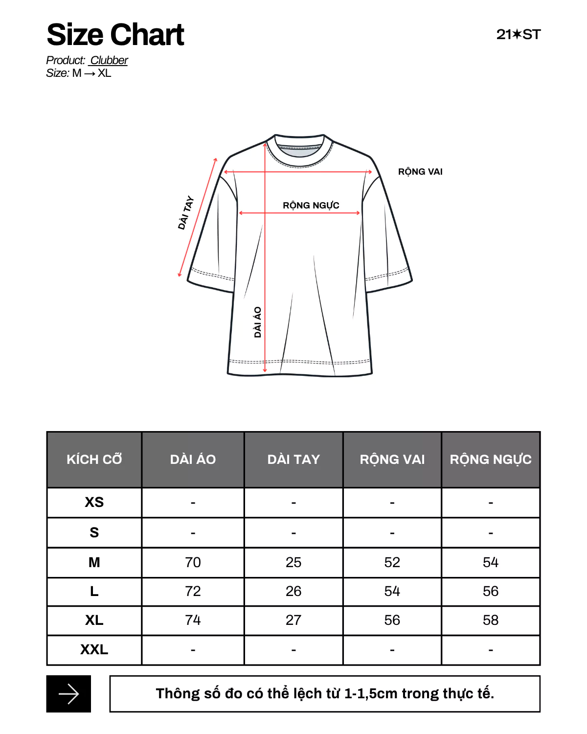 Áo phông dáng oversized hoạ tiết 21ST URBAN Clubber T-shirt