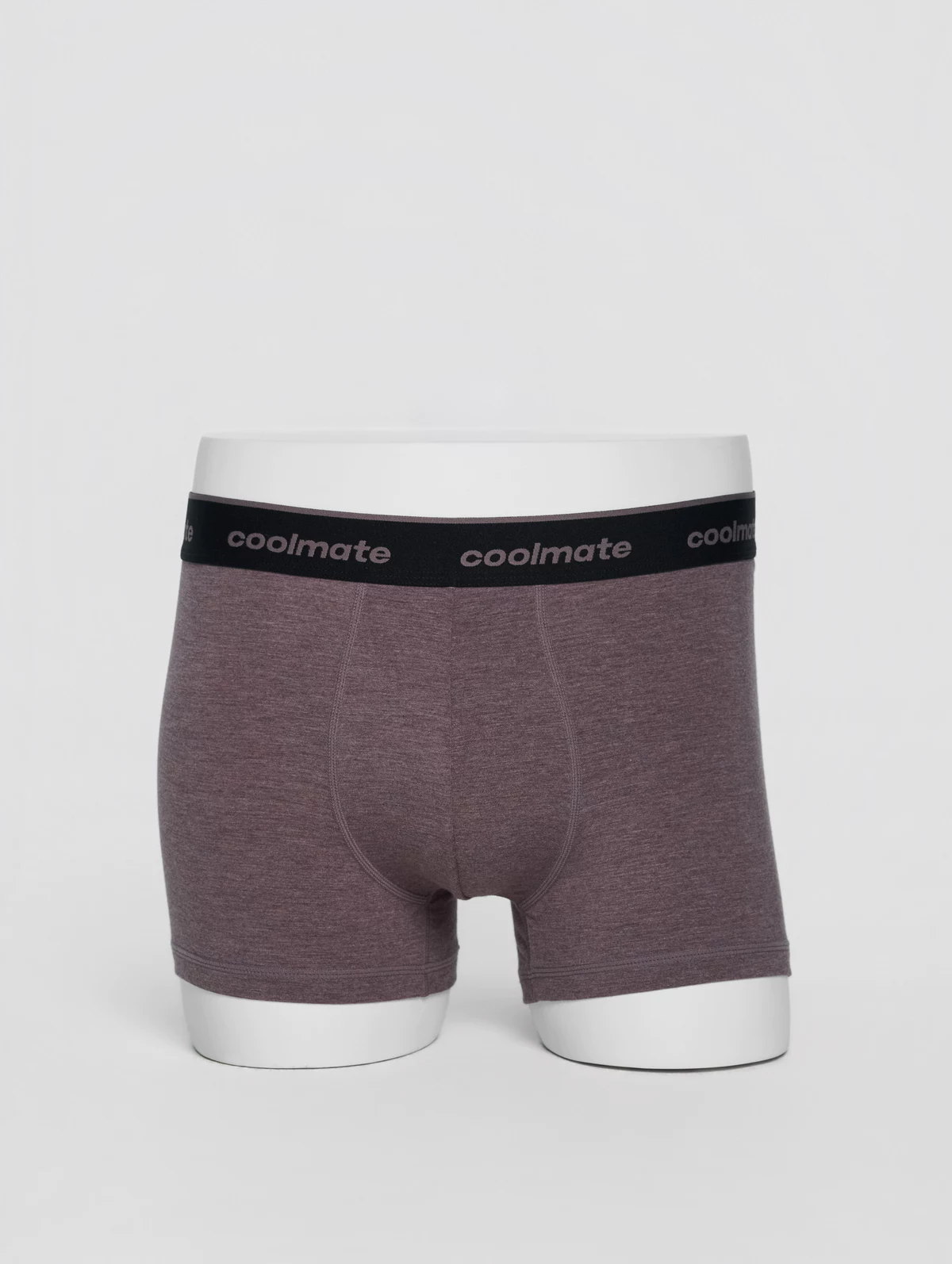 [MUA 3 TẶNG 1]Combo 3 Quần Lót Nam Trunk Bamboo Melange Logo 2 kháng khuẩn, thoáng mát Coolmate