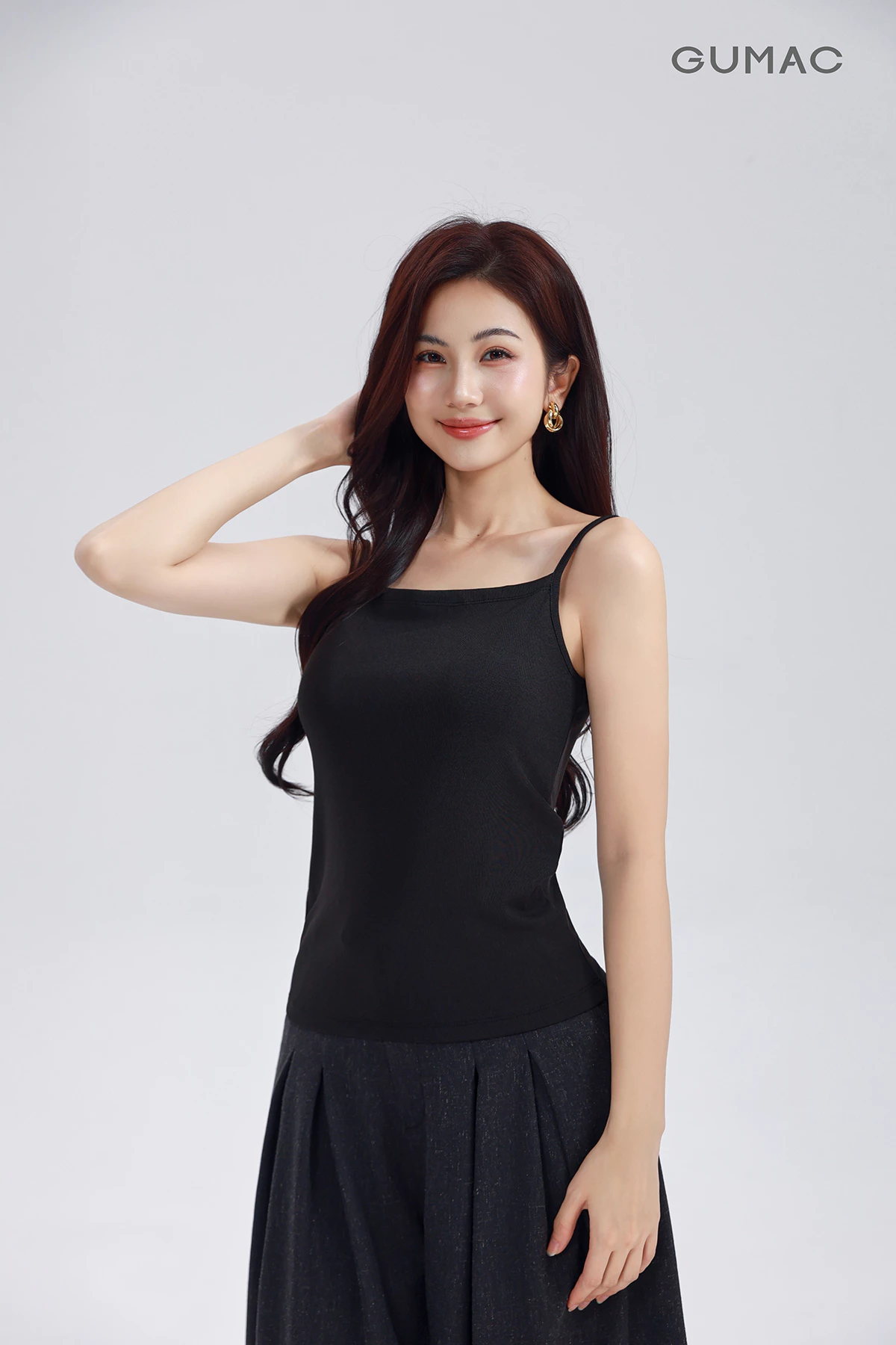 Áo Tanktop 2 Dây GUMAC Áo Kiểu Nữ 2 Dây Bản Nhỏ Hai Màu Dễ Phối Đồ Chất Liệu Cao Cấp LATF0627