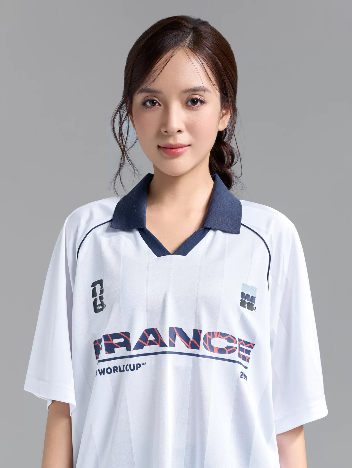 [VOUCHER 45%]Áo Polo nam nữ thể thao World Cup France Edition 26, Áo cổ vũ đội tuyển Pháp thoáng mát