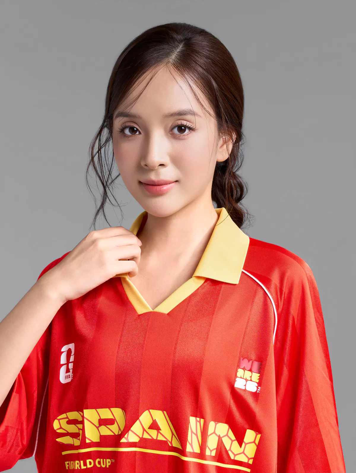 [VOUCHER 45%]Áo Polo nam nữ thể thao World Cup Spain Edition 26, Áo nhà vô địch, đội tuyển Tây Ban Nha