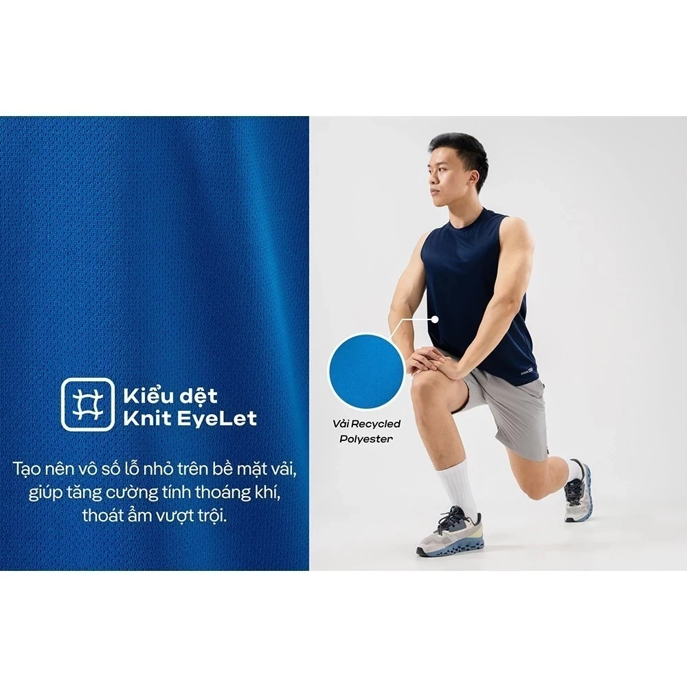 Áo Tanktop thể thao Active Essentials thoáng khí Coolmate