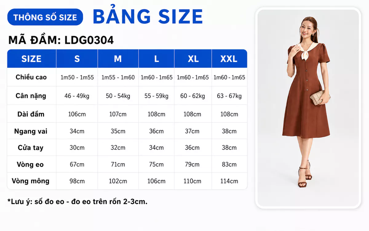 Đầm Chữ A Nữ GUMAC Váy Công Sở Dáng Xòe Cổ V Phối Bâu Đính Hoa Nút Gỗ Vintage LDG0304