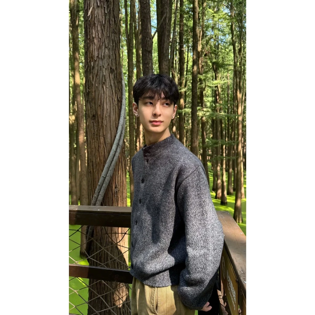 Áo Khoác Len Cardigan 𝐂𝐎𝐎𝐋𝐂𝐑𝐄𝐖 Basic Mềm Mịn Form Rộng Unisex Phong Cách Hàn Quốc ALD 04 ALD073