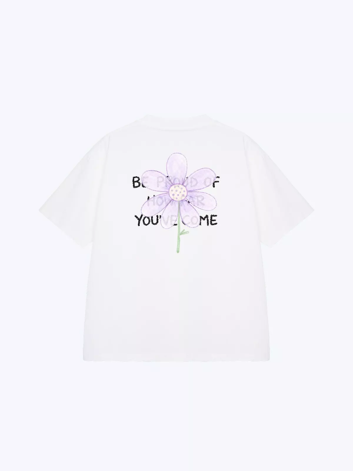 Áo Thun Boxy Fit Graphic Flower LIMEORANGE LU26101108