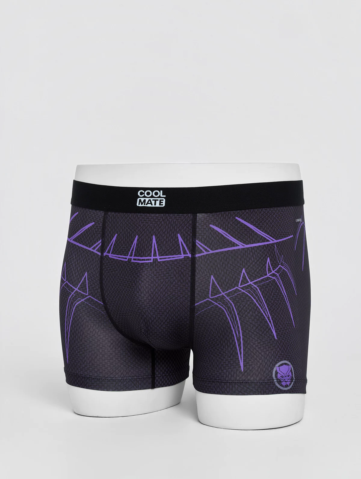 [MUA 2 GIẢM 5%][BST MARVEL]Quần lót nam Trunk Black Panther, Quần sịp chiến binh báo đen mềm mại Coolmate