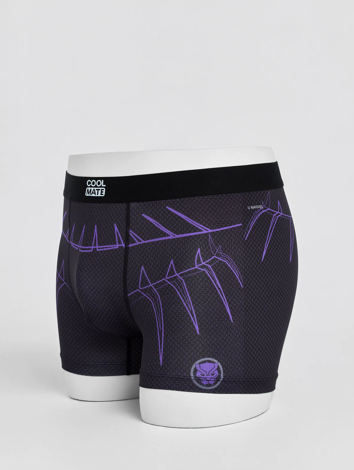 [MUA 2 GIẢM 5%][BST MARVEL]Quần lót nam Trunk Black Panther, Quần sịp chiến binh báo đen mềm mại Coolmate
