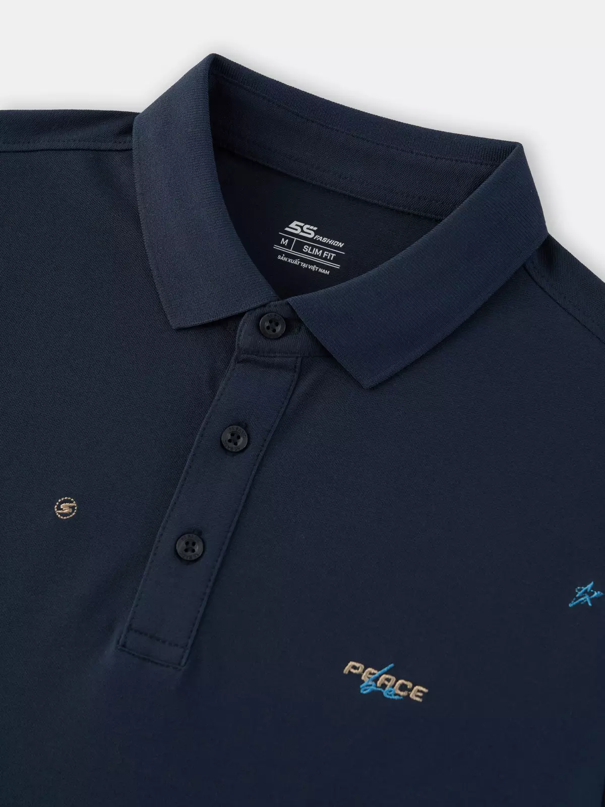 Áo Polo Nam 5S FASHION Thêu Họa Tiết Lịch Lãm Phom Slimfit M0APC26093