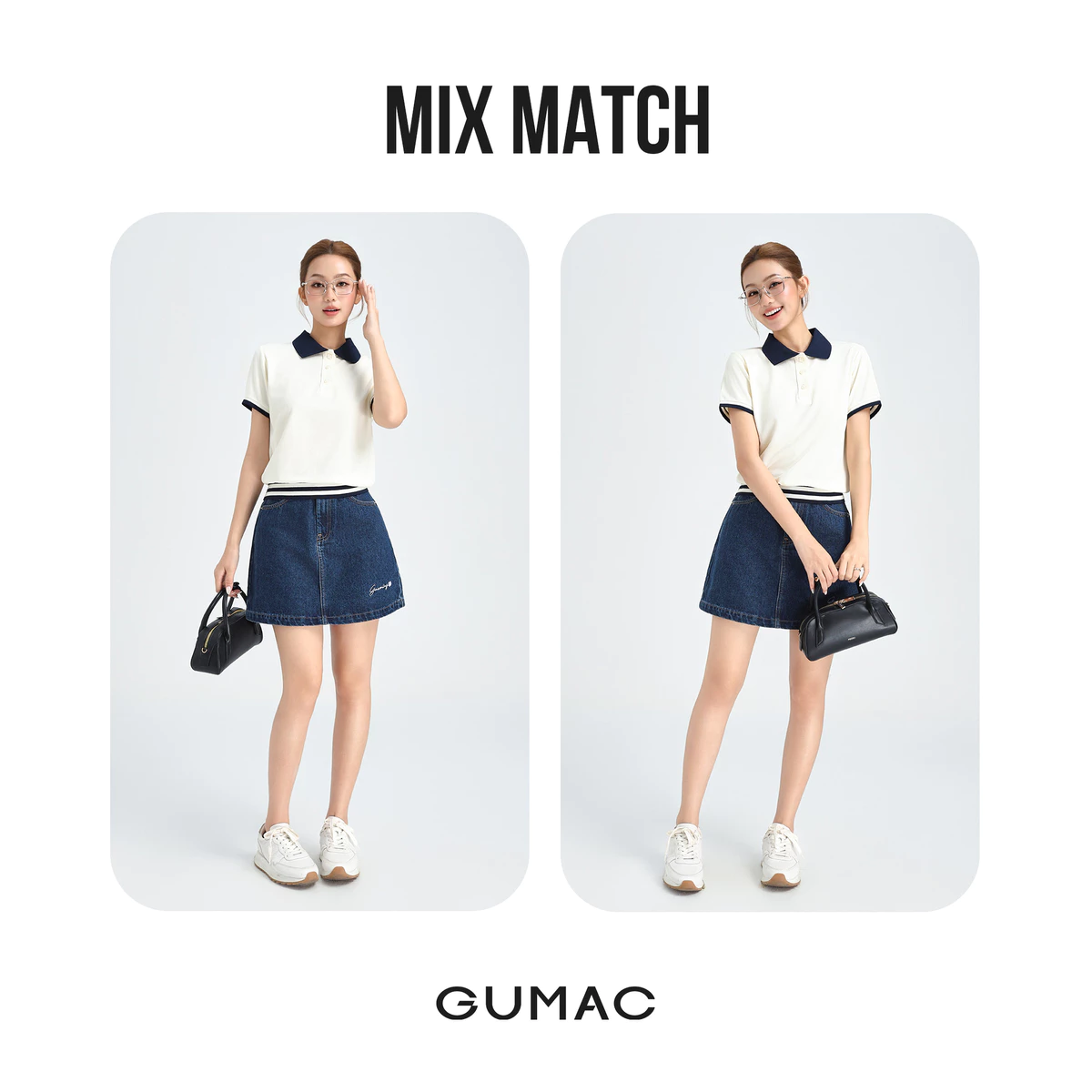 [MUA 2 GIẢM 100K] Áo Polo Nữ GUMAC Áo Thun Có Cổ Chất Tổ Ong Thoáng Mát Bigsize Phối Sọc Trẻ Trung Năng Động APG01024