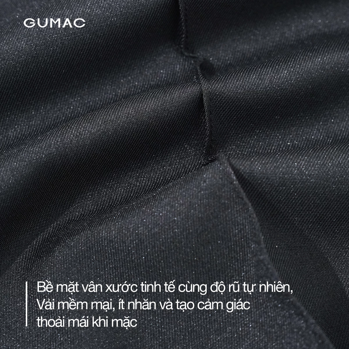 [NHẬP MÃ AFFTHAG GIẢM 99K] Quần Ống Suông Nữ 98cm GUMAC Quần Tây Công Sở Lưng Cao May Ly Chất Xược Hàn Tôn Dáng LQF0714