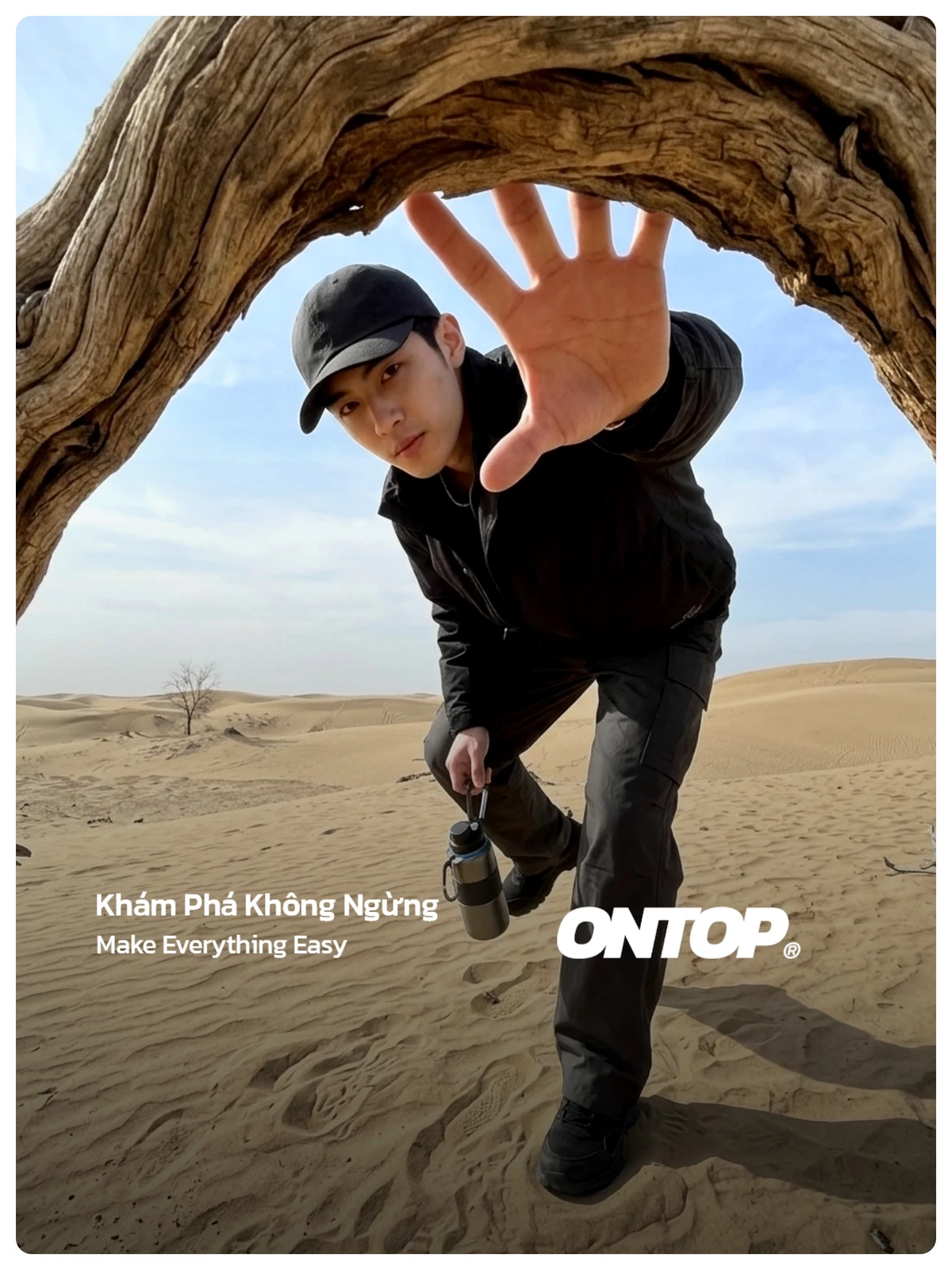 Áo khoác dù trượt nước ONTOP | O-AK2