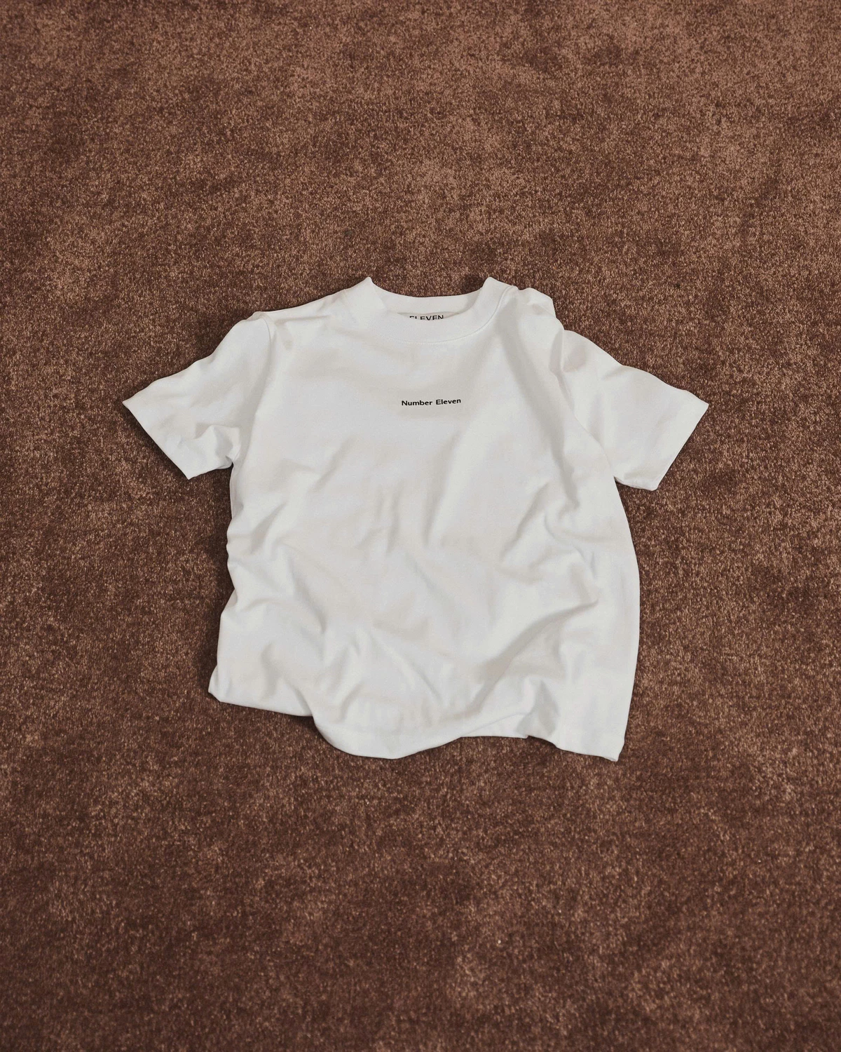 Eleven - Áo nữ baby tee in Number Eleven ngang