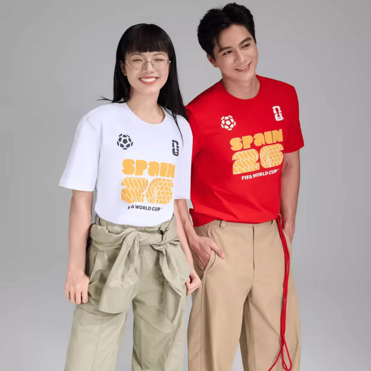 BST Áo thun Tshirt nam nữ Cotton Compact World Cup Edition 26, Áo cổ vũ đội tuyển bóng đá quốc gia