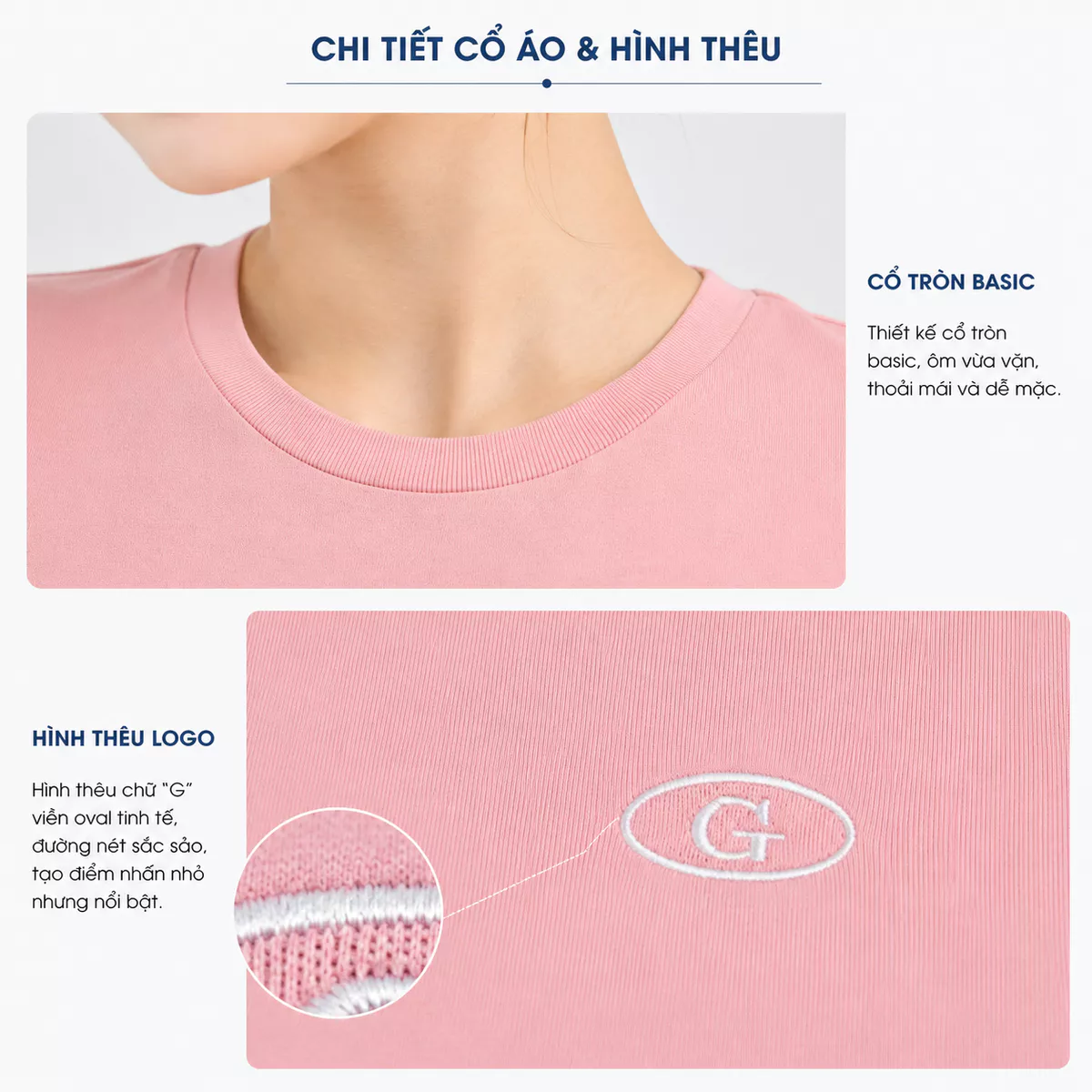 Áo Thun Ôm Nữ Gmorning - GUMAC Áo Phông Baby Tee Thun Cotton Trơn Co Giãn Tôn Dáng YATD12002
