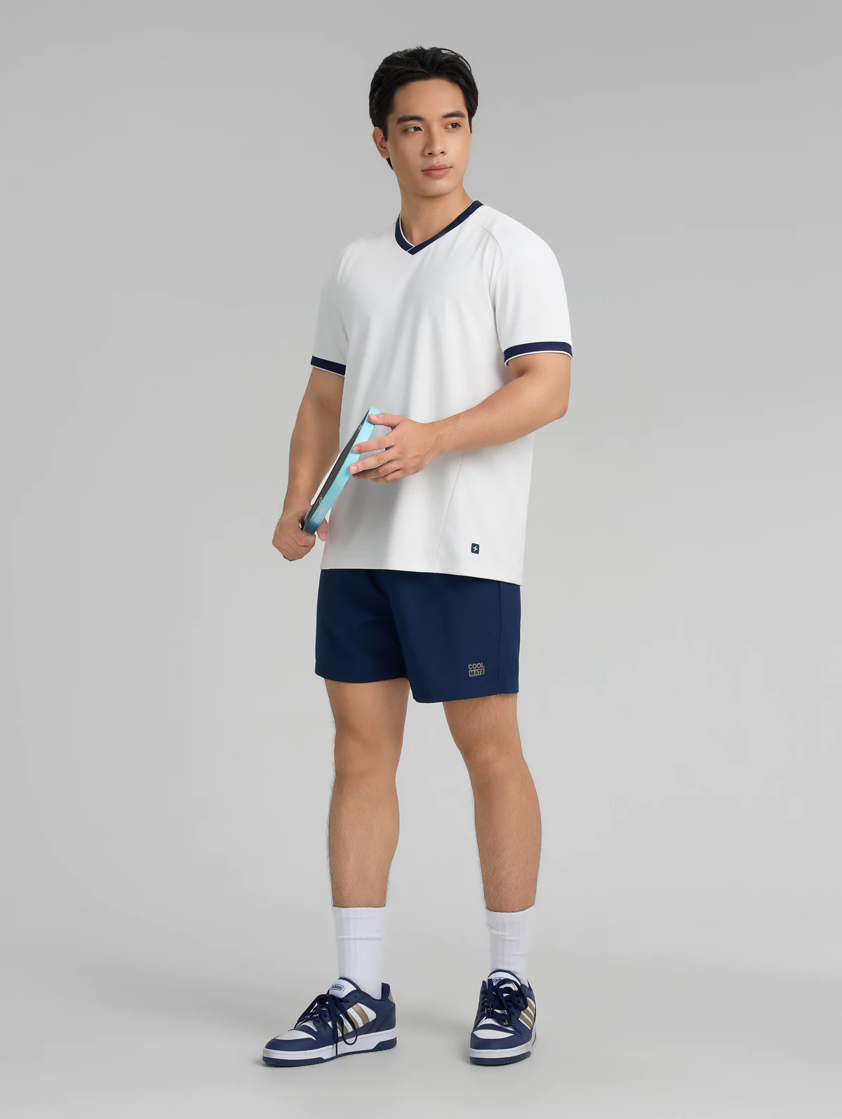 Áo thun thể thao nam cổ V Pickleball ZeroMark nhanh khô KHÔNG ĐỂ LẠI VỆT MỒ HÔI Coolmate