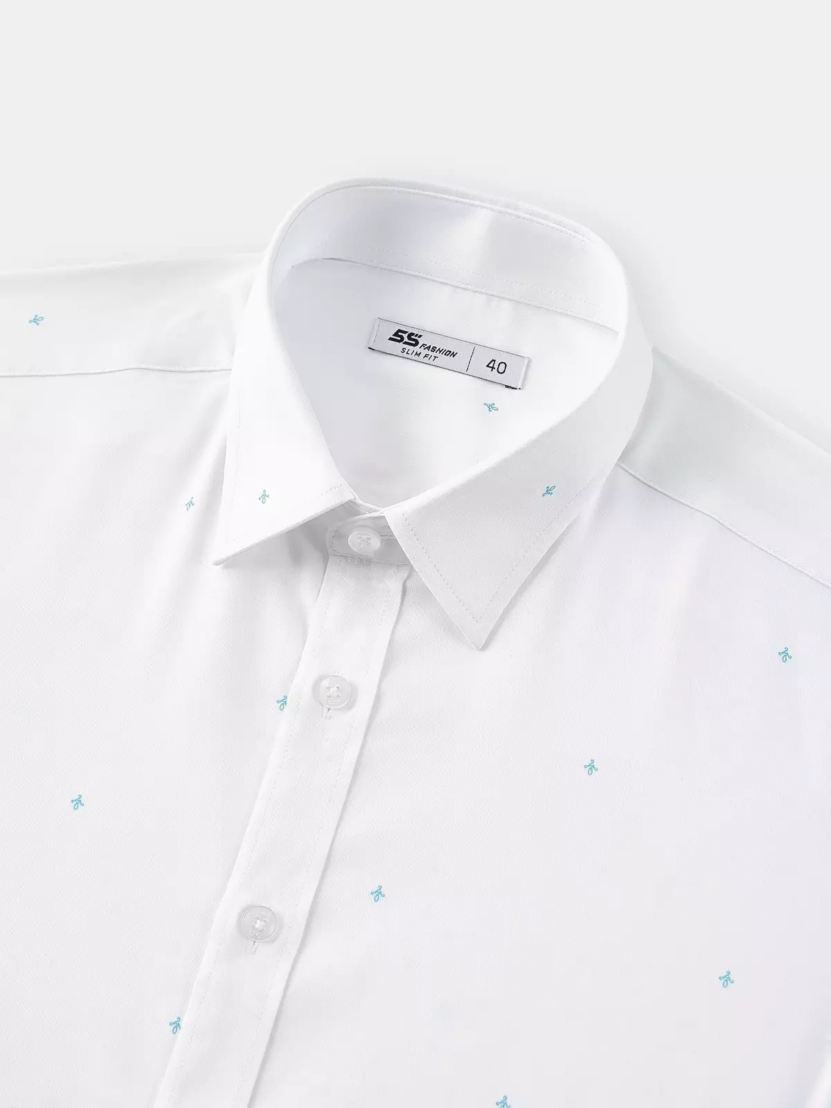 Áo Sơ Mi Nam Ngắn Tay 5S FASHION Họa Tiết Phom Slimfit M0ASC26008