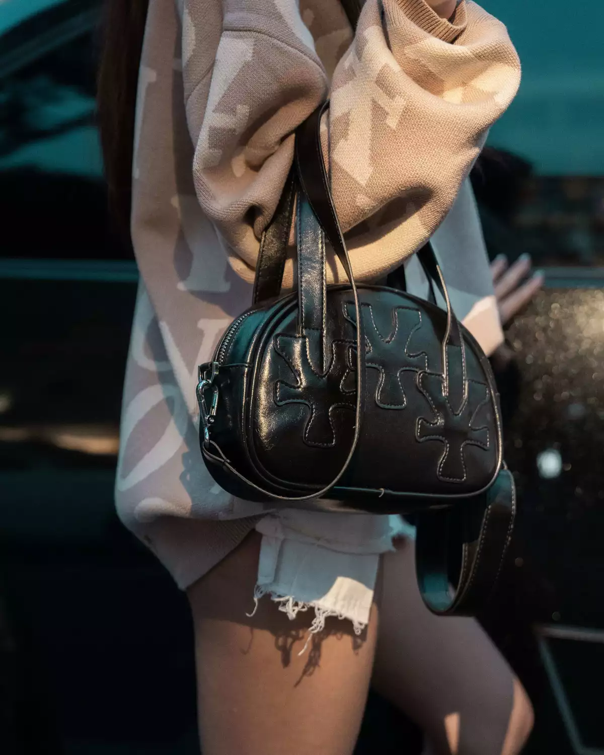 Túi Xách DirtyCoins Mini Bowler Bag Patches ‘Y’ Logo