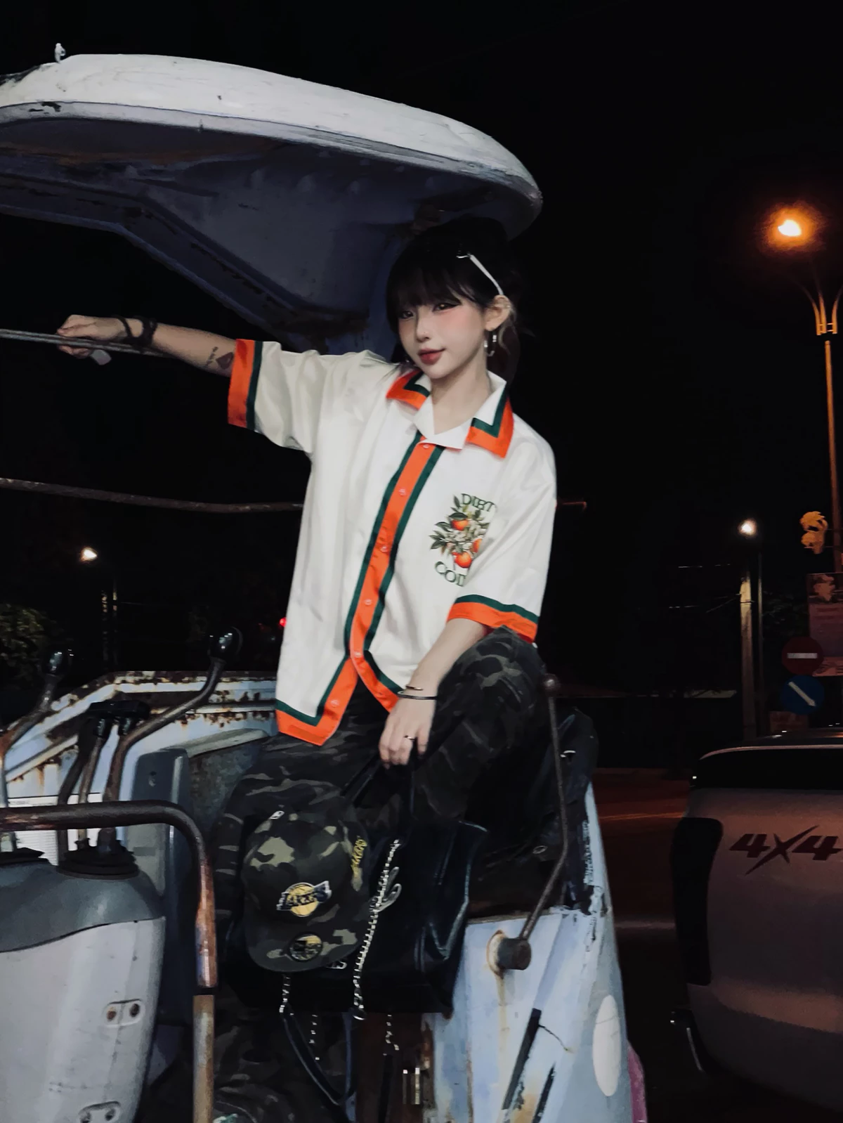 Áo Sơ Mi DirtyCoins Resort Cuban Shirt Cream