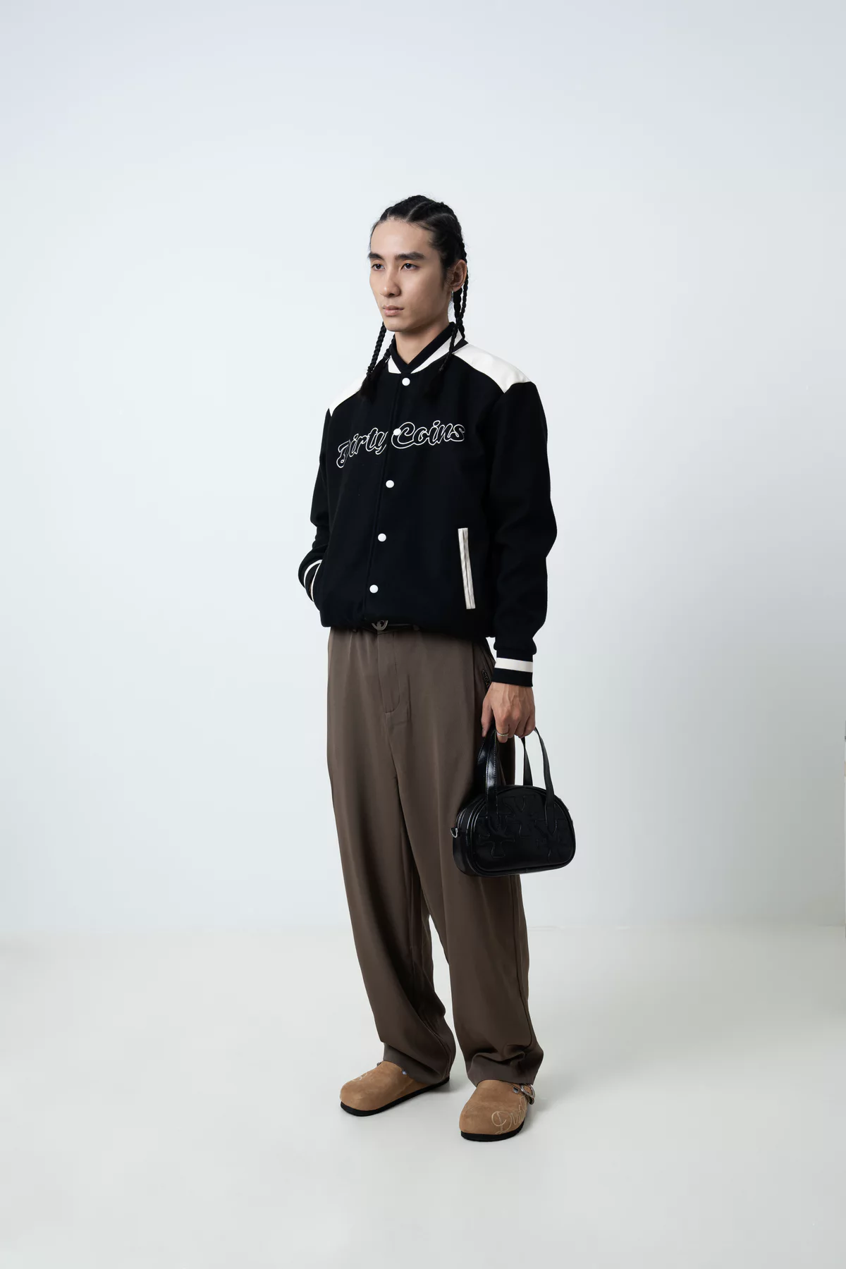Áo Khoác DirtyCoins University Felt Varsity Jacket