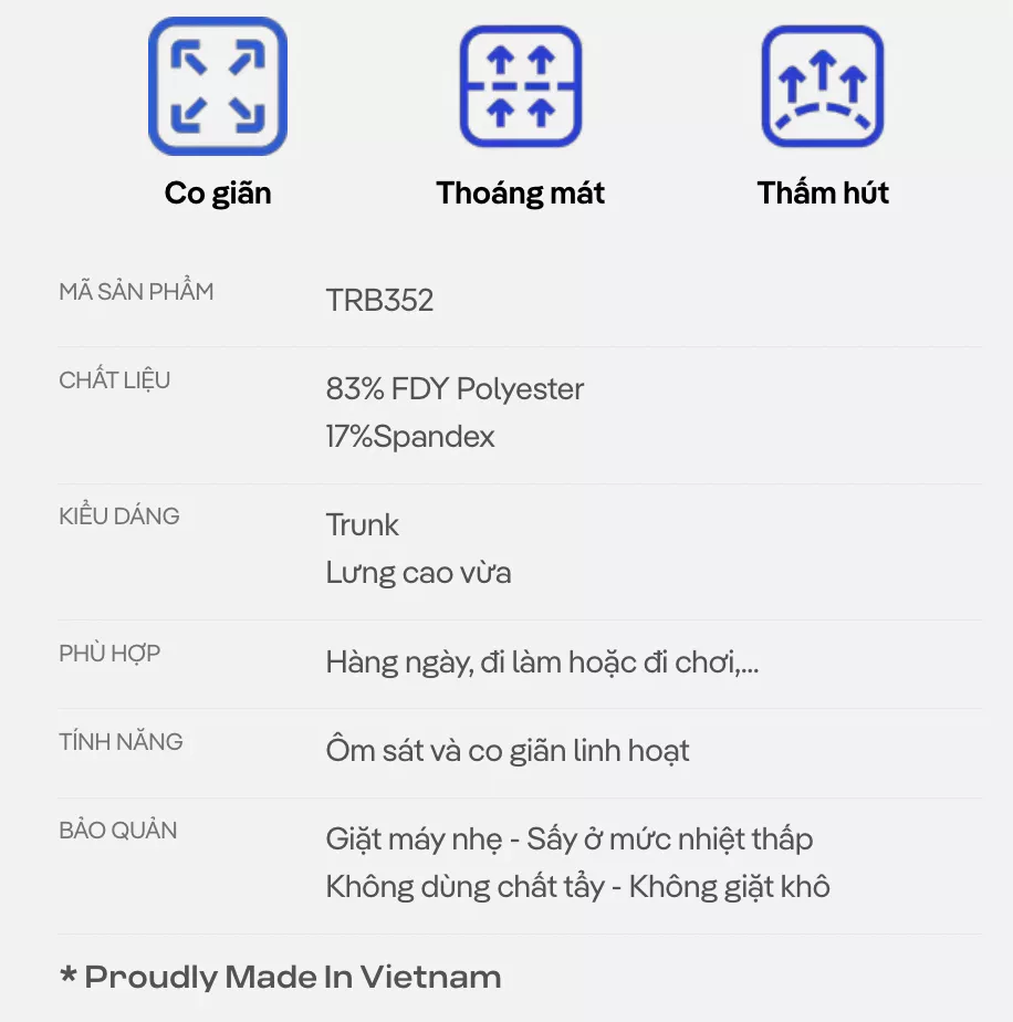 [ĐỘC QUYỀN SHOPEE] Quần lót trunk Mixilip Coolmate x Độ Mixi co giãn, thoáng mát, thấm hút