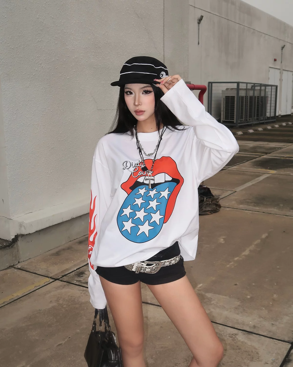 [DCxRS] Áo Thun Tay Dài DirtyCoins Flame Tongue