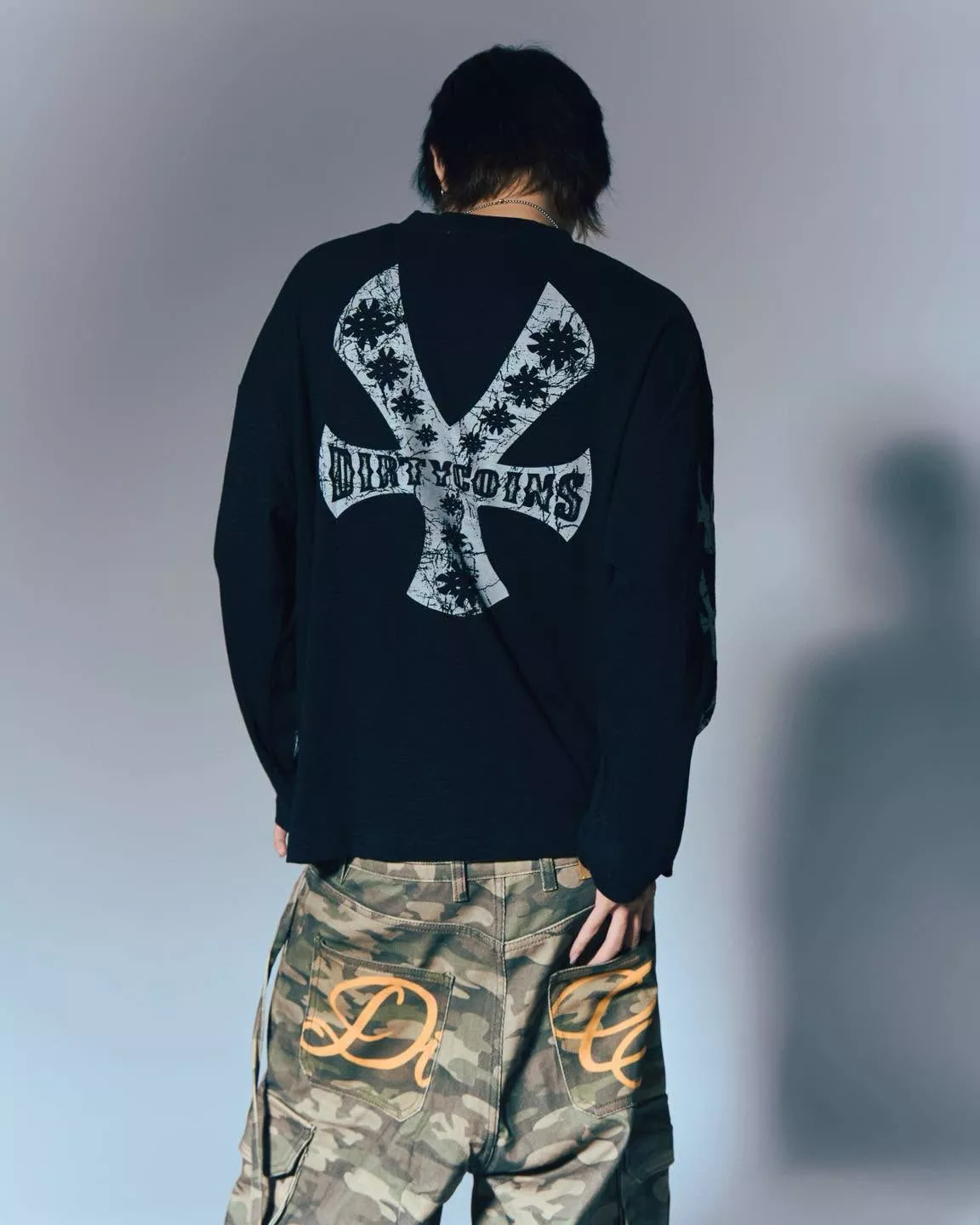 Áo thun tay dài Dico Y Logo Slub LS T-shirt