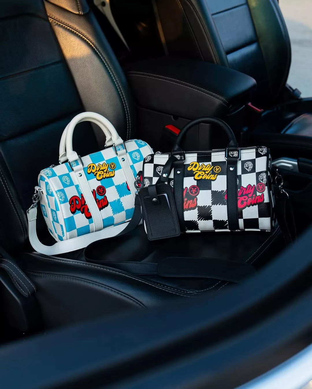 Túi DirtyCoins Checkerboard Print Mini Bowler Bag