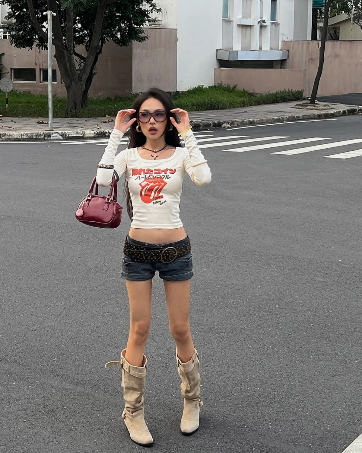 [DCxRS] Áo Thun Tay Dài Fitted Japan Inspired